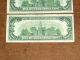 5 X 1950 $100 Frn Chicago Consecutive/ Sequential Small Size Notes photo 8