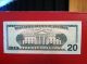 Rare Money Paper Us $20.  00,  Serial Jb55555317 Federal Reserve Note Small Size Notes photo 5