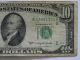 1950c Ten Dollar $10.  00 Federal Reserve B Series Note Small Size Notes photo 3