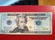 Rare$20.  00 Paper Federal Reserve Note Consecutive 4 Il 49644444c Small Size Notes photo 4