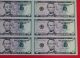 Uncut Sheet 32 X $5 Us Dollar Uncirculated Legal Money Gift Bill Note Small Size Notes photo 4