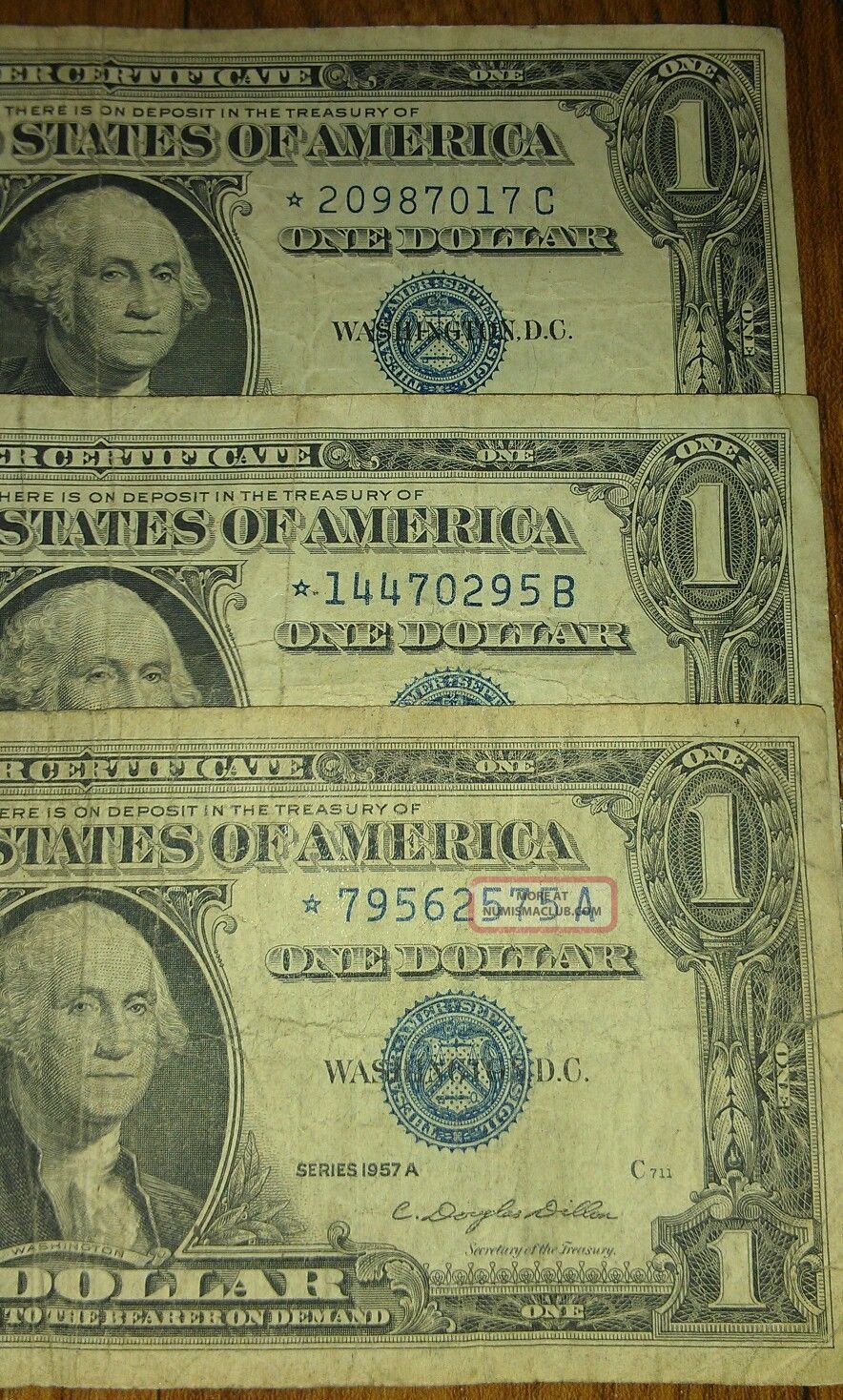 1957 star note lookup