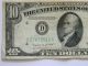 1950c Ten Dollar $10 Federal Reserve D Series Note Small Size Notes photo 2