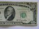 1950a Ten Dollar $10 Federal Reserve A Series Note Small Size Notes photo 3