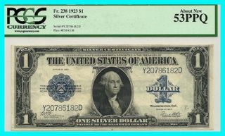 United States - 1923 - 1 Dollar - Silver Certificate P.  C.  G.  S - 53,  P.  P.  Q photo