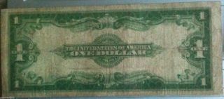 Circulated,  Large Silver Certificate,  One Dollar 1923 Woods & White photo