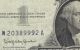 Crisp 1957b Silver Certificate W20389992a One Dollar $1.  00 Bill,  Blue Seal Small Size Notes photo 1