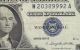 Crisp 1957b Silver Certificate W20389992a One Dollar $1.  00 Bill,  Blue Seal Small Size Notes photo 2