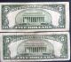 One 1953 $5 & One 1934d $5 Blue Seal Silver Certificate (u93387296a) Small Size Notes photo 1