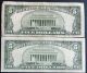 One 1953 $5 & One 1963 $5 Red Seal United States Note (a44318951a) Small Size Notes photo 1