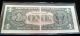 1974 Us Gutter Error 1 Dollar Banknote Paper Money: US photo 1