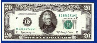 1950 E Uncirculated Federal Reserve Twenty Dollar Note photo