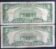 One 1934 $5 Silver Certificate & One 1928b $5 United States Note (b69506482a) Small Size Notes photo 1