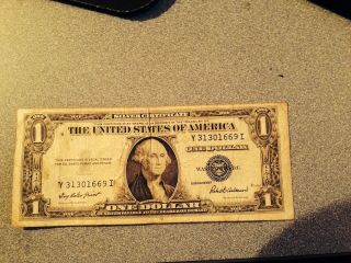 Us Currency 1935 $1 Silver Certificate 100% Of Goes To Charity photo