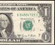 1969 D $1 Dollar Bill Offset Print Error Federal Reserve Note Currency Fr 1907 - G Paper Money: US photo 1
