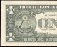 1969 D $1 Dollar Bill Offset Print Error Federal Reserve Note Currency Fr 1907 - G Paper Money: US photo 2