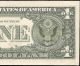 1969 D $1 Dollar Bill Offset Print Error Federal Reserve Note Currency Fr 1907 - G Paper Money: US photo 3