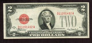$2 1928 D Red Seal Banknote More Currency 4 photo