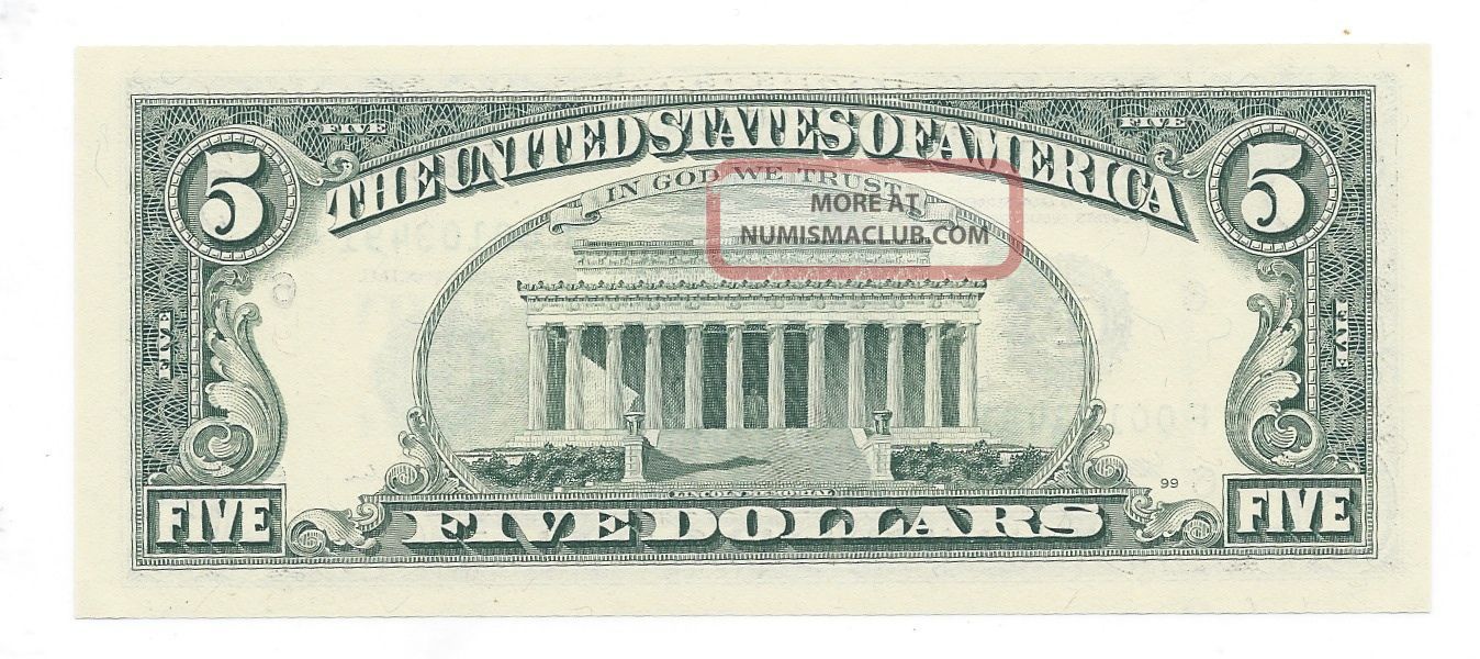 series 1995 $5 dollar bill serial number lookup