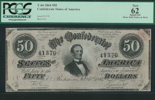 1864 50 Dollar Confederate photo