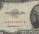 1953 Red Seal $2.  00 Thomas Jefferson Note,  Two Dollar Bill A15869637a Small Size Notes photo 1