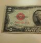 1928 D Red Seal $2 Note. Small Size Notes photo 2