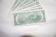 Two Dollar Bills,  Consecutive Numbered.  9 Bills Small Size Notes photo 10