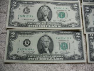 U.  S.  Currency $2.  00 Bill Crisp & 1976 photo