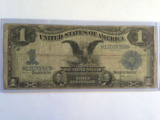 1899 Black Eagle $1 Silver Certificates Fr 227 photo