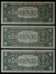 1957 One Dollar Silver Certificate Complete Series Crisp Lightly Circulated Bill Small Size Notes photo 1