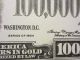 1934 $100,  000 One Hundred Thousand Dollars In Gold Copy Replica Paper Money: US photo 1