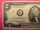 Us Currency 2003a $2 Note,  Old Paper Money,  Gem Perfect Uncirculated Small Size Notes photo 3