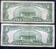 One 1953 $5 Silver Certificate & One 1953 $5 United States Note (a96992259a) Small Size Notes photo 1