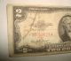 1953 Star Red Seal $2.  00 Bill - United States.  Note - Number 00018639 A Small Size Notes photo 1