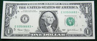 2003 One Dollar Federal Reserve Star Note Grading Gem Cu Richmond 6683 Pm8 photo