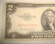 1953 A Series Red Seal $2.  00 Bill - United States.  Note - - - A 62452789 A Small Size Notes photo 1