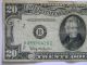1950d Twenty Dollar $20 Federal Reserve B Series Note Small Size Notes photo 2