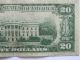 1950d Twenty Dollar $20 Federal Reserve B Series Note Small Size Notes photo 5