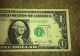 Misaligned Green/black Portion Of Overprint 1981 $1 Error Note Extremely Rare Paper Money: US photo 2