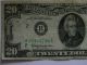 1963a Twenty Dollar $20 Federal Reserve B Series Note Small Size Notes photo 2