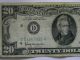 1963a Twenty Dollar $20 Federal Reserve D Series Note Small Size Notes photo 2