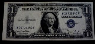 1935d - - $1 - Silver Certificate.  Low To Midgrade. photo
