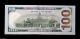 One (1) Gen $100 Dollar Bill Unciclated - 2009 Lg30820330a Small Size Notes photo 1