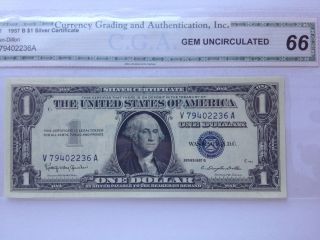 1957 1 Dollar Silver Certificate photo