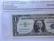 1957 1 Dollar Silver Certificate Small Size Notes photo 2