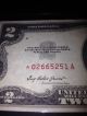 1953 A $2 Dollar Star Note Papey Money Red Seal Currency Fr - 1510 Small Size Notes photo 1