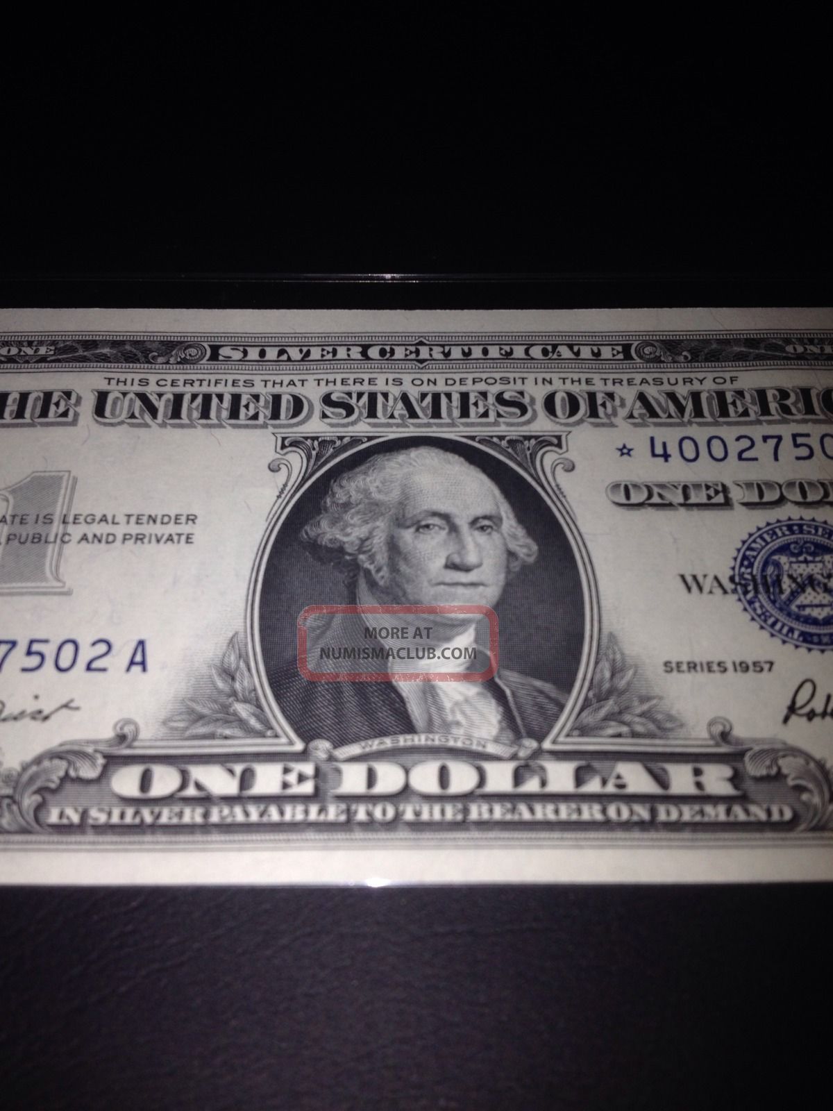 [Letter3 5] One Dollar Bill With Star - wqeiai3