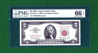 1963 Graded United States Two Dollar Red Seal Star Note photo