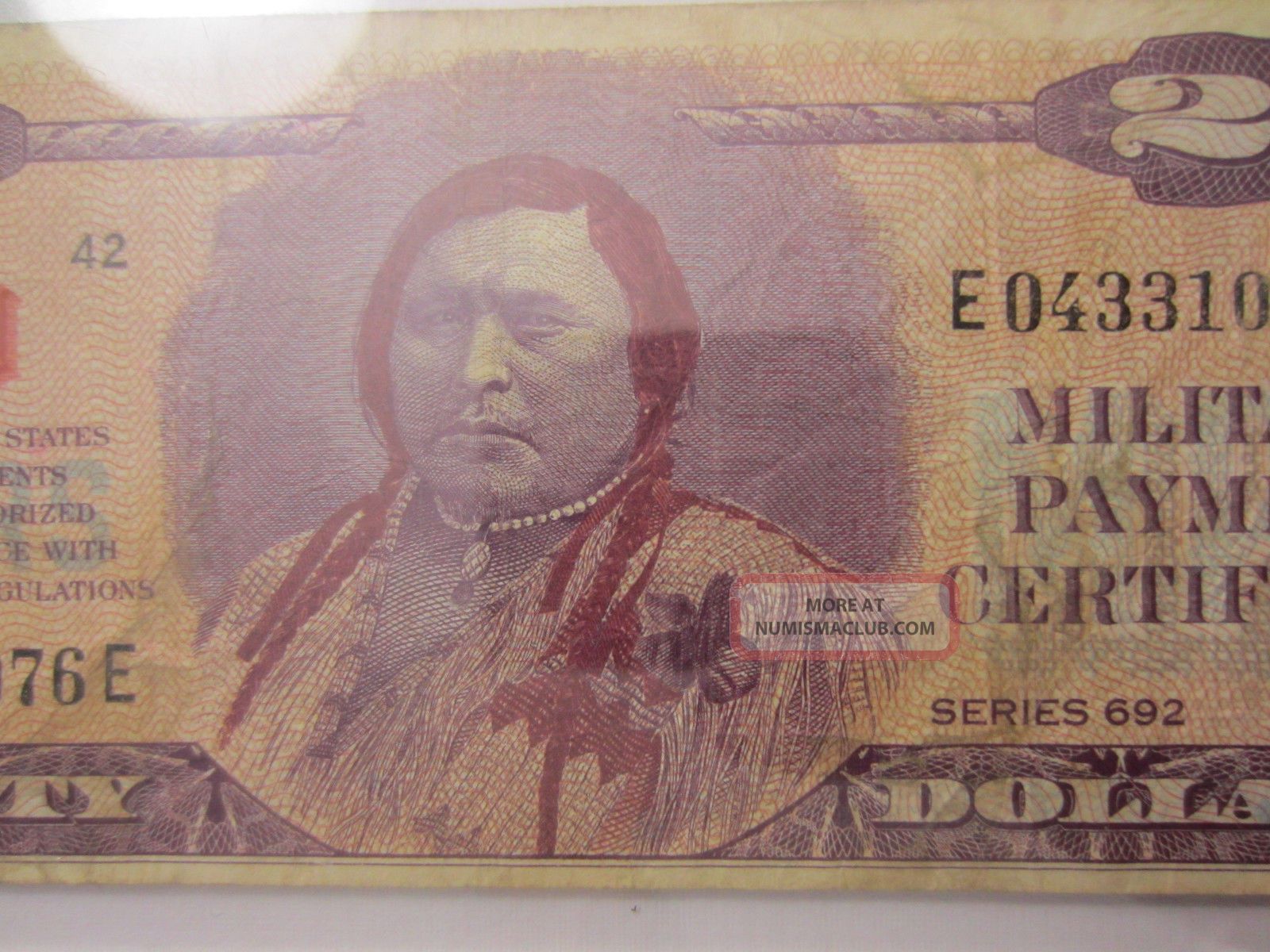Series 692 Mpc $20 Dollars In Hard Plastic Case Vietnam War Note