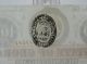 1863 Confederate State Of Georgia $100 Bond Promissory Note Encapsulated Paper Money: US photo 5